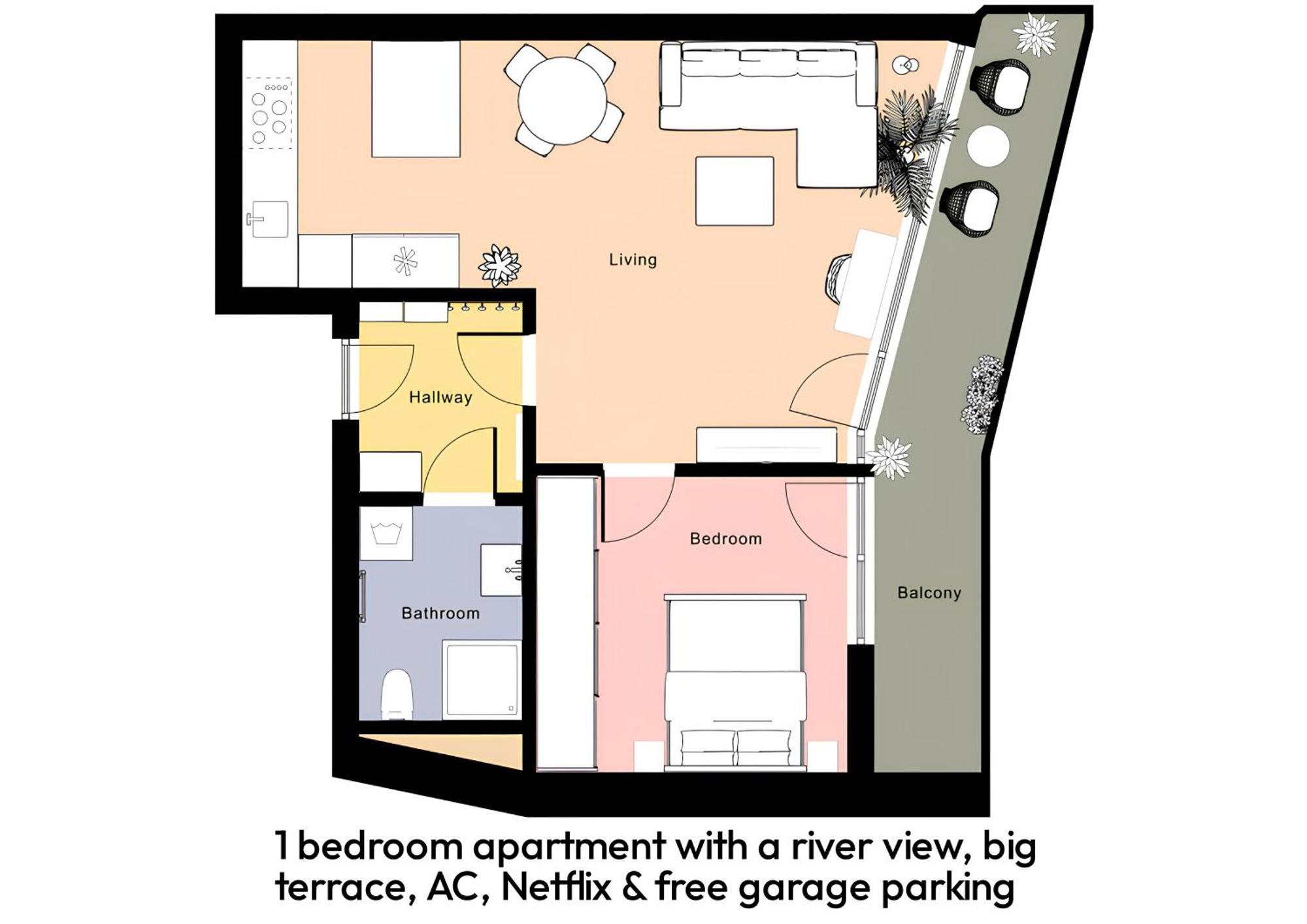 Fully Equipped Apartments With Terraces, Free Garage Parking, Netflix & Ac - By Apartmany Slapanice Cz ภายนอก รูปภาพ